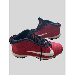Nike Youth Baseball Lace Up Cleats 856 Red & Black Youth Size 6Y